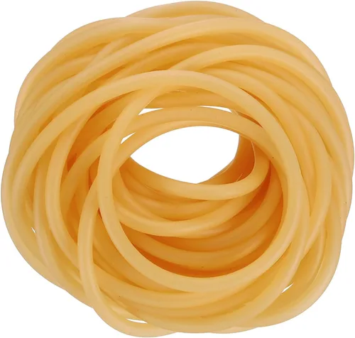 Miniatura 34 de uxcell Tubo de goma de látex natural, 1/4 pulgadas de diámetro interior x 3/8 pulgadas de diámetro exterior de 32.8 pies, manguera de goma elástica