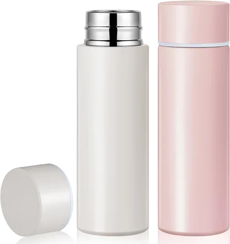 Miniatura 11 de Irenare Mini botella de agua de 5 onzas, mini botella de acero inoxidable aislada para botella de agua, bonita botella a prueba de fugas, mantiene