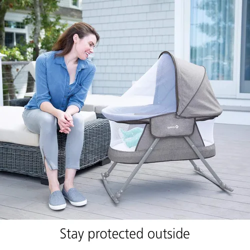 Miniatura 3 de Safety 1st Cuna mecedora para siesta y para llevar, Star Gazer