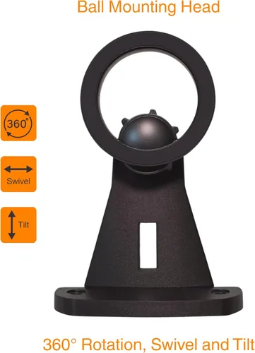 Miniatura 2 de Soporte magnético para teléfono compatible con Ford Bronco 2021-2026 – Soporte de teléfono ajustable giratorio de inclinación de 360°