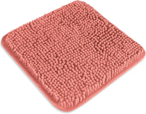 Miniatura 213 de Alfombra de baño pequeña de 12 x 18 pulgadas, lavable y absorbente, antideslizante, alfombra de baño de felpilla gruesa y suave para baño, ducha