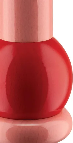 Miniatura 2 de Alessi MP0210 Molinillo de sal, pimienta y especias en madera de haya, colección 100 valores, rosa, rojo, amarillo