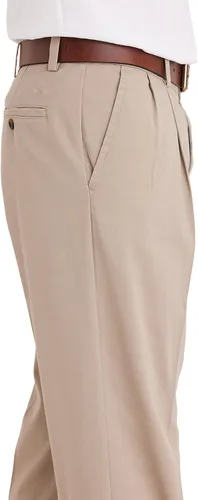 Miniatura 3 de Dockers - Pantalón caqui de ajuste clásico para hombre, con pliegues (talla estándar y talla grande y alta)