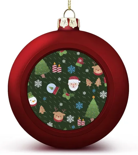 Miniatura 64 de Boobs Funny Shatterproof Matte Christmas Balls for Tree Wreath Home Decor 1PCS