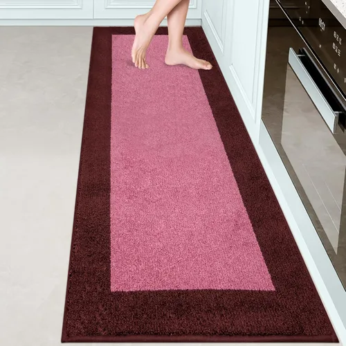 Miniatura 62 de Indoor Door Mat 20" x 32", Washable Kitchen Rug, Non Slip Entryway Rug for Floor, Absorbent Entrance Throw Rug for Laundry, Bathroom, Door