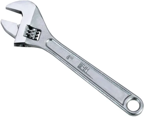 Edward Tools Llave ajustable de 8 pulgadas - Acero forjado resistente - Mandíbulas fresadas de precisión para una máxima potencia de agarre -