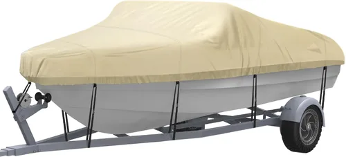 Miniatura 9 de NEXCOVER - Cubierta para lancha impermeable y resistente; cubierta de lancha remolcable Runabout, apta para cascos V-Hull, TRI-Hull, Pro-Style, bote