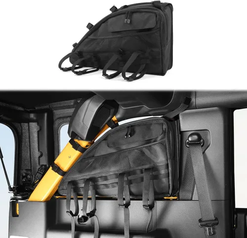 Miniatura 8 de Bolsas de almacenamiento para maletero trasero de 2 puertas para Ford Bronco 2021 2022+ 2 puertas (1 unidad, parte derecha)