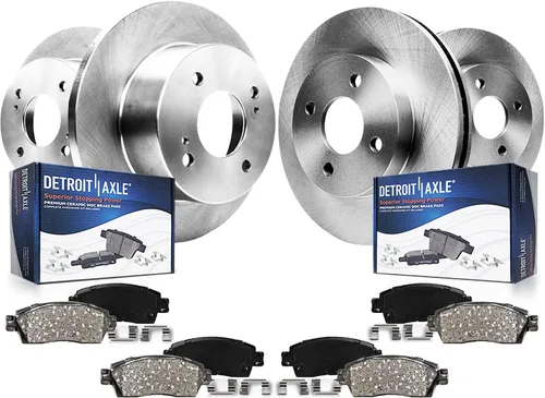 Miniatura 10 de Detroit Axle - Kit de frenos para Mazda CX-5 2019-2024, rotores de freno de disco pastillas de freno de cerámica con herrajes 2020 2021 2022 2023