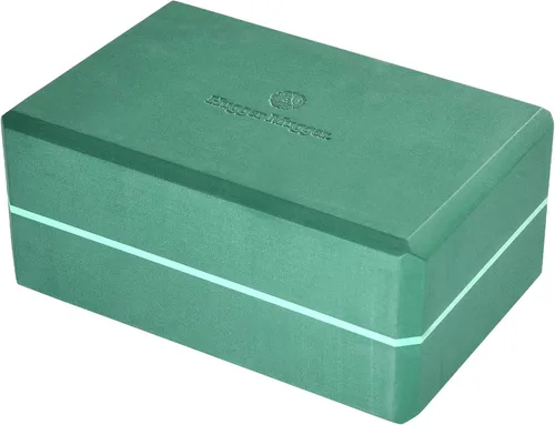 Miniatura 2 de Hugger Mugger Bloque de yoga de espuma de 4 pulgadas, fuerte y estable, bordes biselados para mayor comodidad, tamaño de bloque más favorito, ayuda