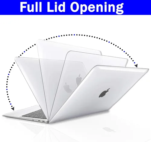 Miniatura 5 de GVTECH Funda para MacBook Air de 13 pulgadas (2010-2017) A1369 A1466 carcasa rígida de plástico, carcasa negra