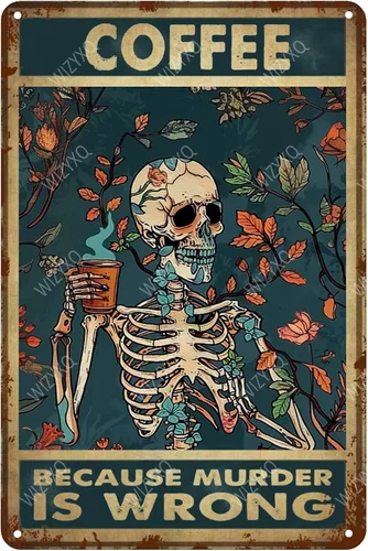 Miniatura 14 de Señal de metal divertida libélula ¿Qué pasa si me caigo, oh, pero mi querida, qué pasa si vuelas? Señal vintage de estaño retro hippie para Signo