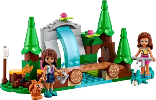 Miniatura 5 de Set de Aventura de Camping de Cascada Forestal de LEGO Friends, Juguetes de Construcción con Mini-Muñecas Andrea y Olivia, Juguetes para Niños de 5