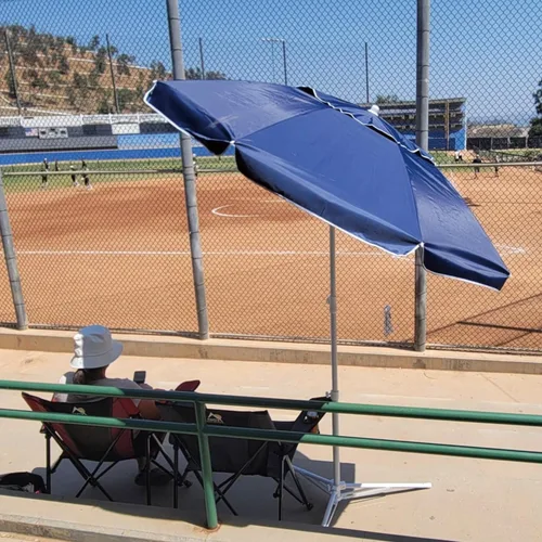 Miniatura 4 de AMMSUN Sombrilla de Sombra, Paraguas Portátil Premium con Soporte, Toldo Independiente Ligero de 6.5 pies para Juegos Deportivos, Protección Solar