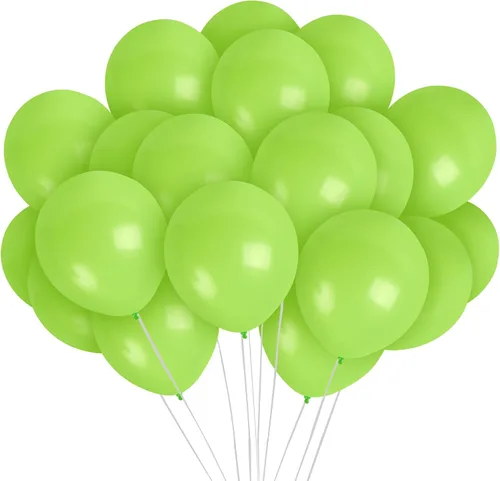 Miniatura 9 de Treasures Gifted - Globos de un solo color mate, Verde claro