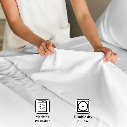 Miniatura 7 de Ready To Rest Juego de sábanas divididas 100% de algodón egipcio tamaño California King para cama ajustable de 5 piezas, se adapta a colchones