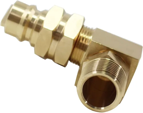 Miniatura 6 de MENSI Adaptador de codo de enchufe de conexión rápida de manguera natural NPT X 3/4 de 3/4 pulgadas para generador de combustible doble, regulador