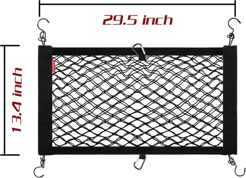 Miniatura 2 de Red de carga para carro plegable de utilidad, carrito de paseo, carrito de compras plegable, carro de playa con espacio extra de almacenamiento, Red