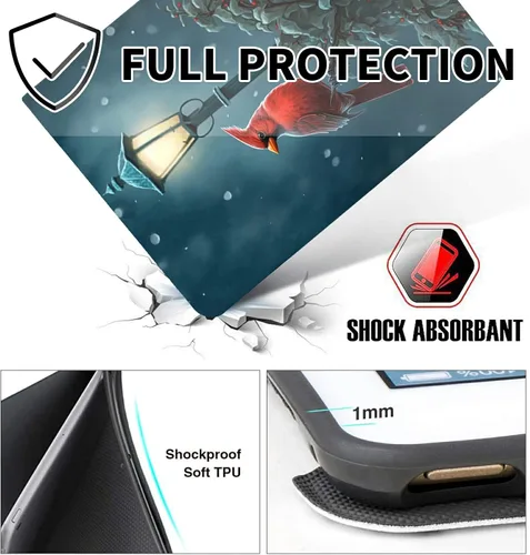 Miniatura 166 de Funda para tablet Fire 7 (12ª generación, versión 2022), delgada, a prueba de golpes, delgada, de piel sintética, con función de apagado/encendido