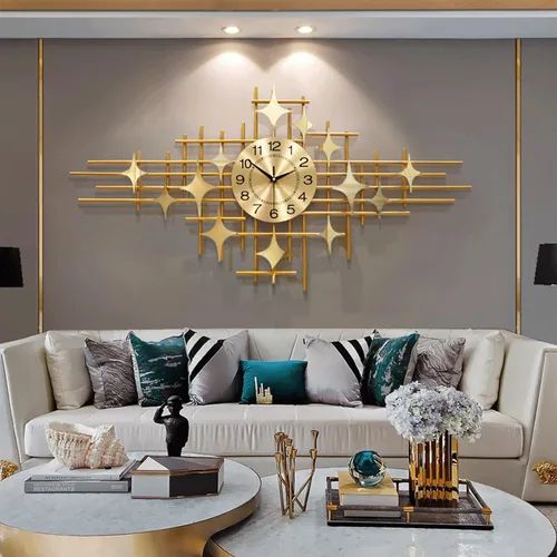 Miniatura 7 de Reloj de pared grande, moderno y decorativo, diseño silencioso, decorativo, para cocina, con personalidad, para el hogar, sin tictac, para sala
