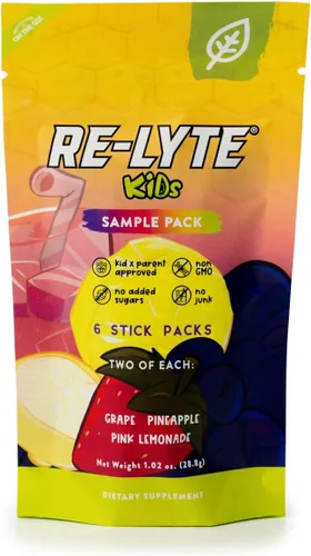 Miniatura 5 de REDMOND Re-Lyte Kids - Polvo de mezcla de electrolitos para hidratación infantil, sabor a limonada rosada, 7.62 oz