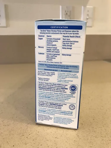 Miniatura 3 de Filtro de recambio para jarra de agua Brita, Estándar, Blanco