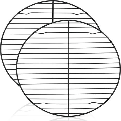 Miniatura 12 de P&P CHEF Rejilla Redonda de Cocina de 7½ Pulgadas, Rejilla Redonda de Acero Inoxidable para Cocinar Enfriar Vaporizar Hornear, Compatible