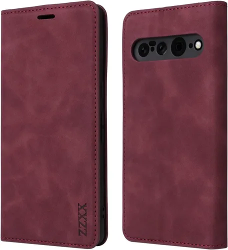 Miniatura 9 de ZZXX Funda tipo cartera para Google Pixel 7 Pro con bloqueo RFID, ranura para tarjetas, función atril, magnética, de piel suave, para Google Pixel 7