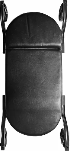 Traxion 1-100 ProGear Creeper Automotriz de Cuerpo Ancho y Perfil Bajo con Ruedas Giratorias Todo Terreno de 5 Pulgadas, Negro