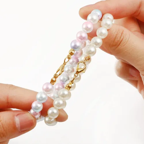 Miniatura 4 de El juego de 450 accesorios para fabricación de joyas incluye 200 conectores de anillo de salto abierto, 200 puntas de cuentas, cubiertas de nudo
