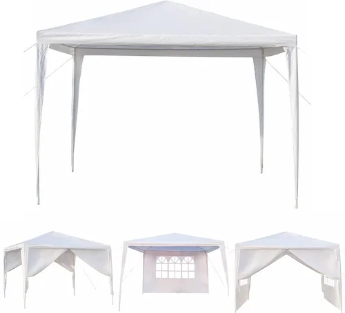 Miniatura 11 de Tienda de campaña resistente con paredes laterales y ventanas extraíbles, 10 x 10 pulgadas, 10 x 20 pulgadas, 10 x 30 pulgadas, para fiestas