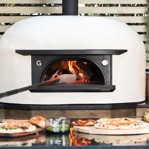 Miniatura 6 de G.a HOMEFAVOR Juego de herramientas para pizza de 5 piezas, 12 x 15 pulgadas, cáscara de pizza de aluminio perforada, cáscara giratoria redonda de 9