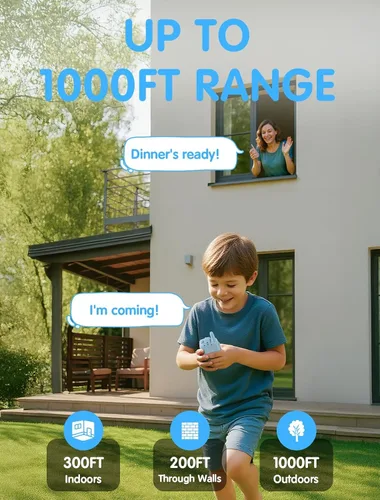 Miniatura 3 de Walkie Talkie para niños con video: paquete de 2 juguetes recargables para niños pequeños con cámara HD y cambiador de voz, juguetes de regalo