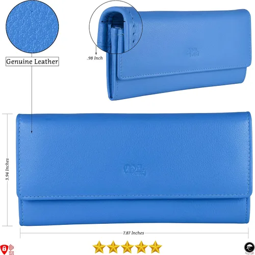 Miniatura 4 de Mou Meraki - Cartera de piel para mujer