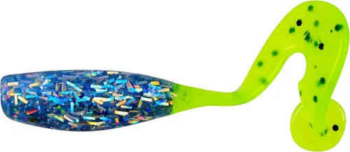 Miniatura 3 de Bobby Garland Stroll'R Señuelo de Pesca de Plástico Suave para Crappie, 2.5 Pulgadas, Paquete de 12 multicolor/fantasía (Monkey Milk)