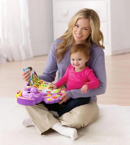 Miniatura 3 de VTech elefante para tocar y aprender, morado, exclusivo en línea