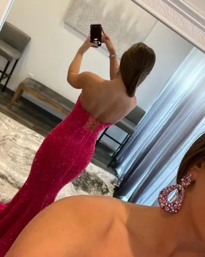 Miniatura 2 de Vestidos de noche de lentejuelas para mujer, formal, sexy, largos, vestidos de fiesta de graduación, vestido de sirena brillante con cuello en V