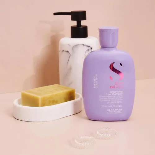 Miniatura 5 de ALFAPARF MILANO Semi Di Lino Champú Suavizante Sin Sulfato - Champú Anti Frizz Cuidado y Limpieza del Cabello para Revitalizar el Cabello Seco