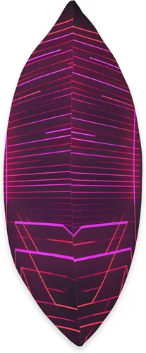 Miniatura 2 de PP Accessories Retrowave Art 80s Vaporwave Synthwave Throw Pillow, 16x16, Multicolor