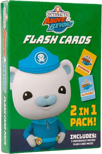 Miniatura 2 de Octonauts Kids Alphabet & Numbers Flash Cards Teach ABC 123's Learning Game