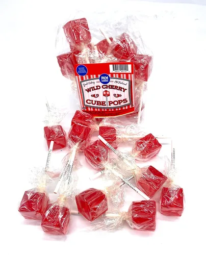Miniatura 7 de PKM Candies - Paquete de 12 chupones cuadrados cuadrados de moda antigua: paquete de ventosas con sabor envuelto individualmente por Espeez - Party
