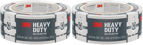 Miniatura 8 de 20 yardas de cinta adhesiva negra 1020-BLK-A Negro