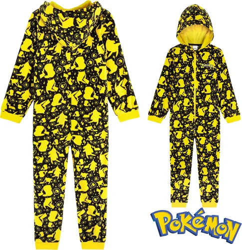 Miniatura 6 de Pokemon Pijama Pikachu de una pieza para adolescentes y niñas