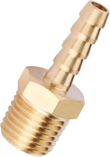 Miniatura 3 de U.S. Solid Colocación de manguera de latón, adaptador, púa de 1/4" x 1/4" NPT accesorios de tubería macho