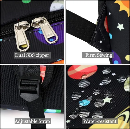 Miniatura 6 de OctSky Mochila de camuflaje para niños con lonchera para lápices para escuela primaria, secundaria, mochila de viaje