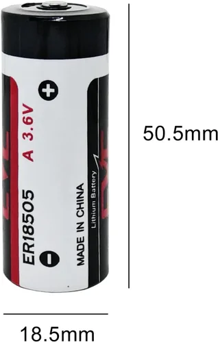 Miniatura 2 de WEIMAA - Paquete de 10 baterías de litio ER18505 de 3.6 V 4000 mAh tamaño A batería de litio primaria con conector 2.0 10 Pack