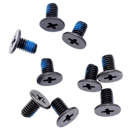 Miniatura 5 de Deal4GO - Paquete de 10 tornillos de cabeza plana Phillips M3 x 0.118 in para maletín inferior de 2.5 pulgadas SATA Hard Drvie SSD Tornillos (negro)