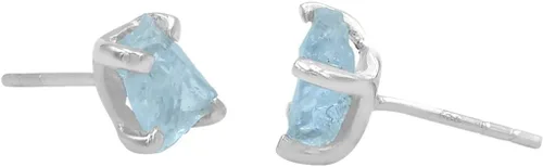 Miniatura 3 de Starborn Creations - Arete de piedras preciosas, Plata de ley, CAQMEA002