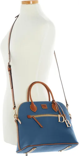 Miniatura 4 de Dooney & Bourke Bolso de mano, bolso grande con cúpula de grano de guijarros, Jeans