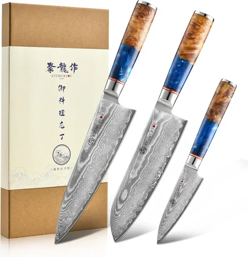 Juego de cuchillos de chef japonés